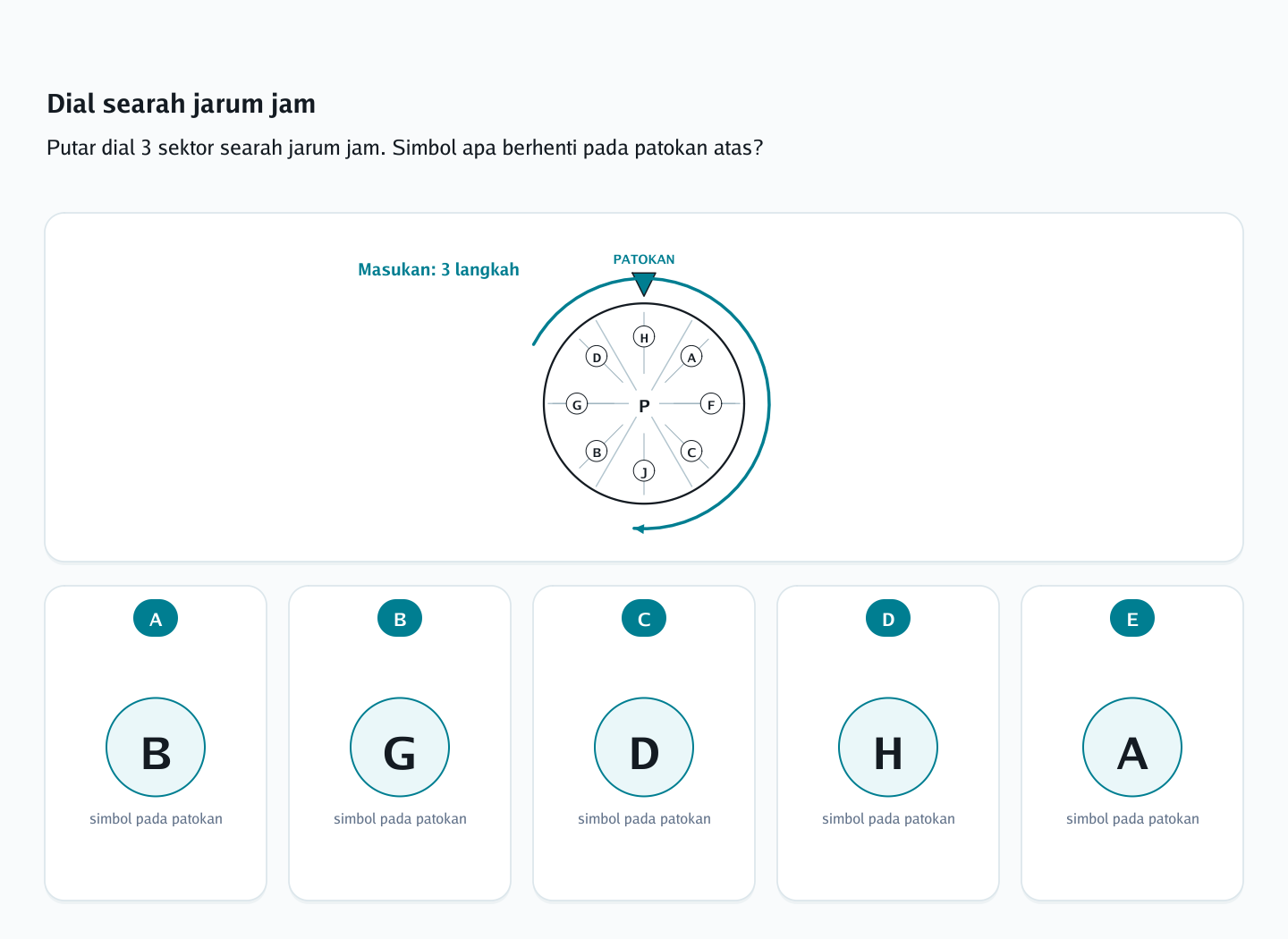 Soal roda, sabuk, dan roda gigi nomor 31 — psikotes kemampuan spasial